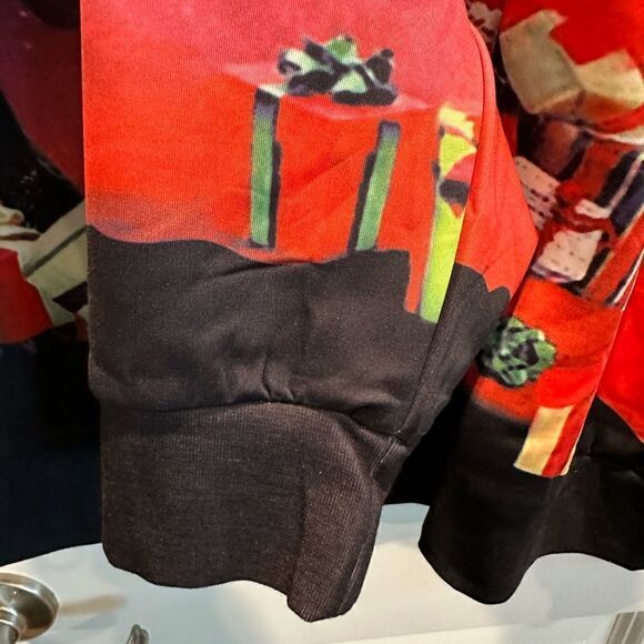 NWT -SSLR Unisex Rex Christmas Long Sleeve Shirt Black Graphic Print - Size XL - Picture 2 of 7